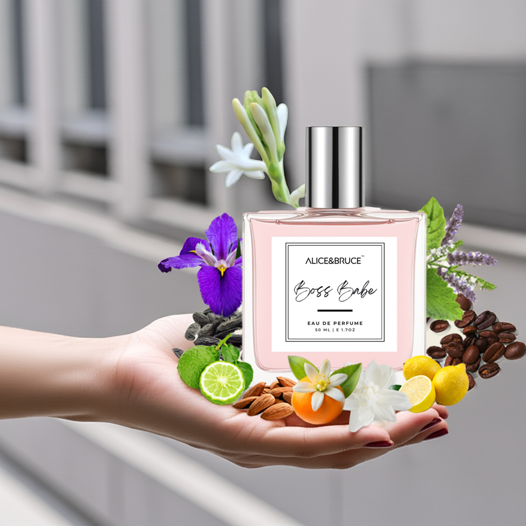 Alice&Bruce™ Boss BabePerfume holding in hand – Inspired Eau de Parfum for Women - Alice&Bruce