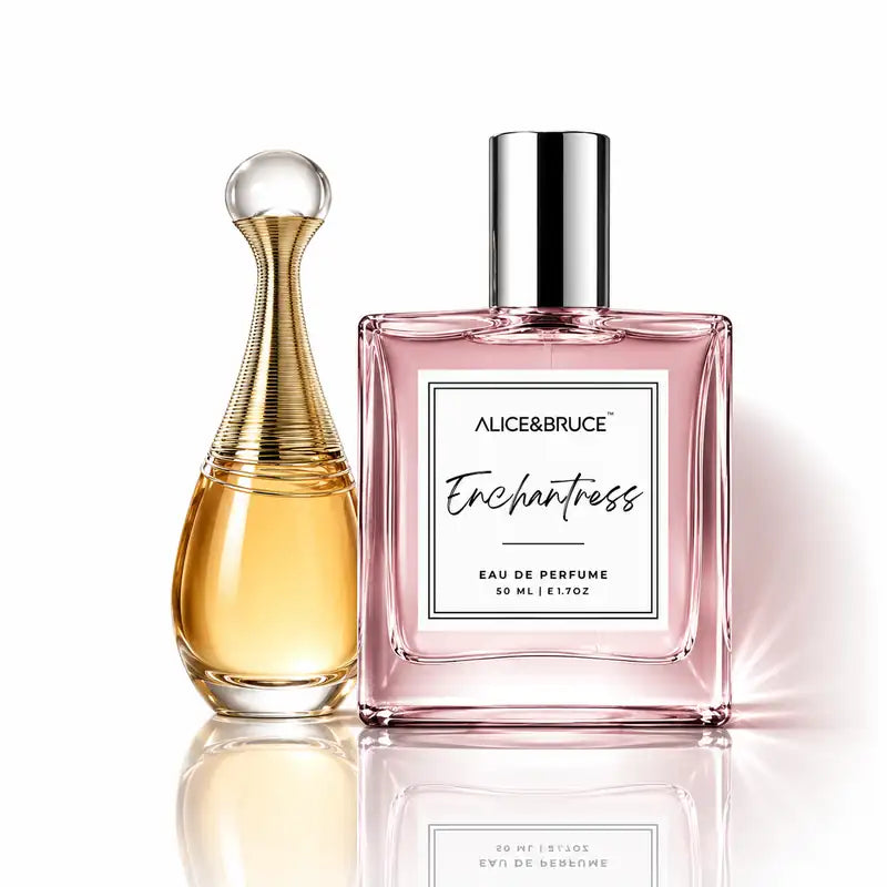 Alice & Bruce Enchantress Eau De Parfum for women, floral fruity fragrance inspired by J'adore, 50ml perfume bottle
